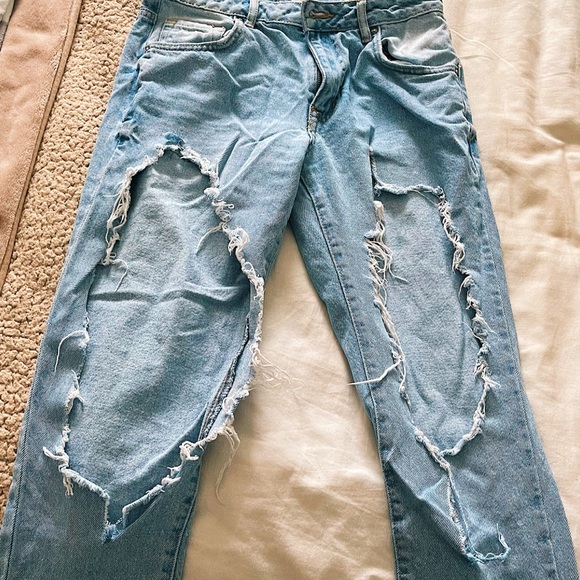 denim big rip jeans - Picture 1 of 3